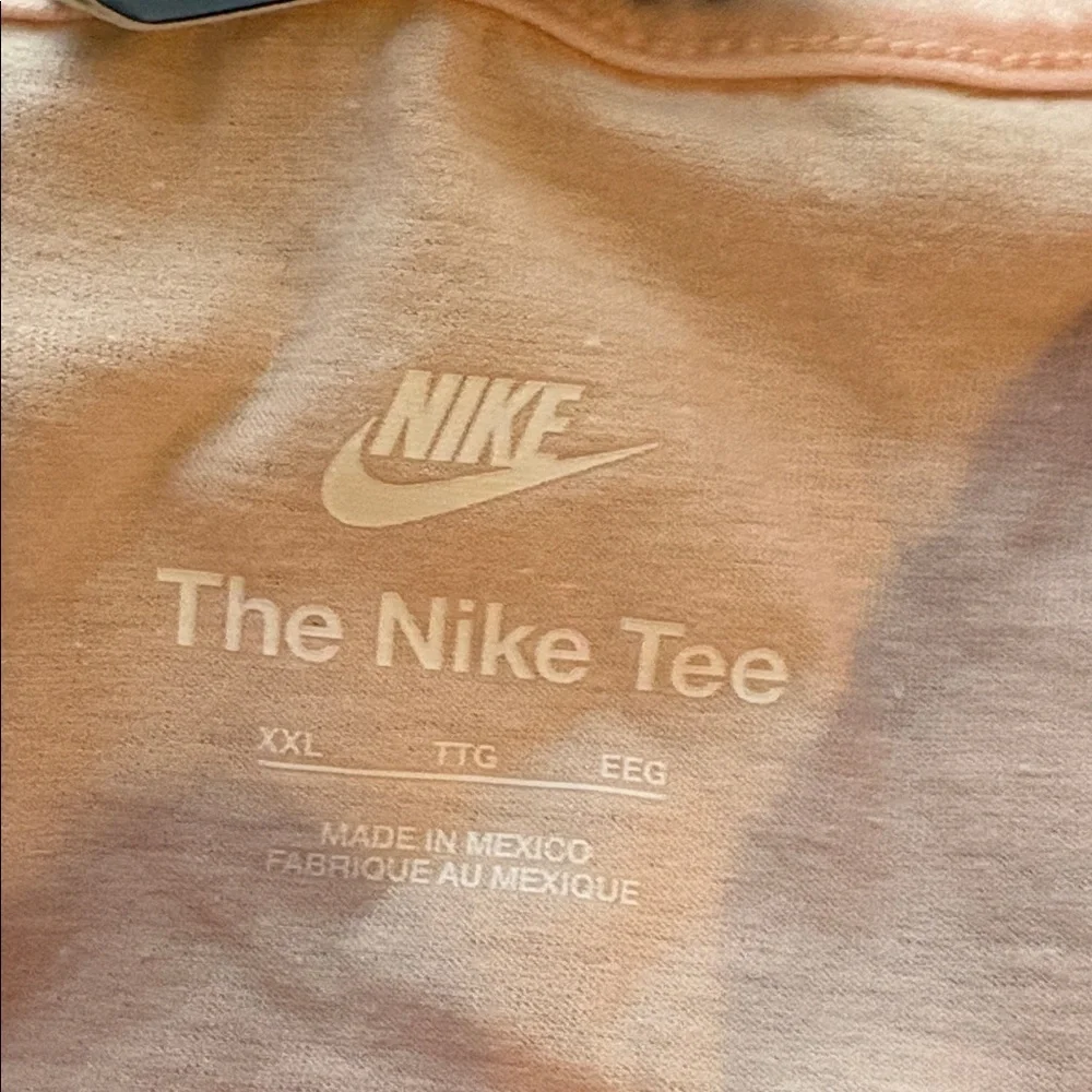 Nike Light Pink Tee with Blue Graphic size 2XL brand new tags